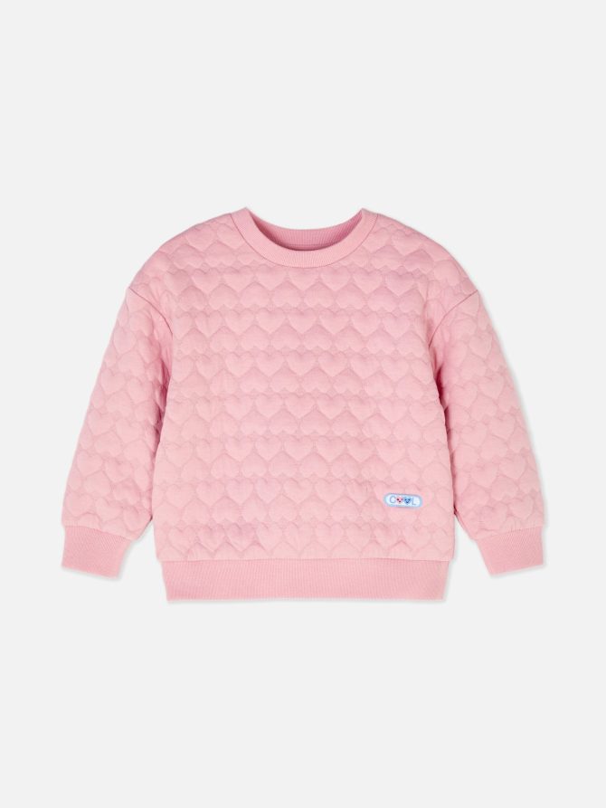Quilted Heart Sweatshirt