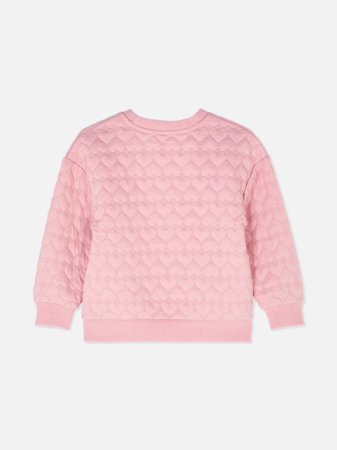 Quilted Heart Sweatshirt - Image 2