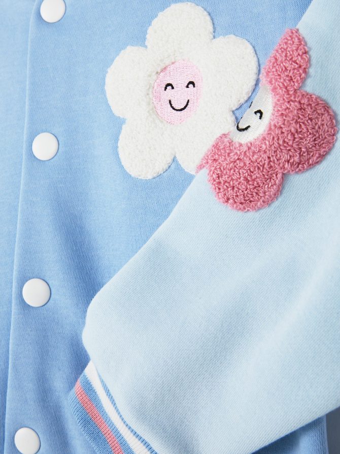 Bouclé Bomber Jacket - Image 5