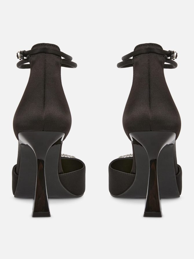 Rhinestone Heart Pointed Stilettos - Image 3