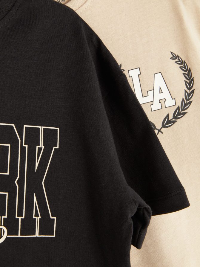2-Pack New York Cropped T-Shirts - Image 3
