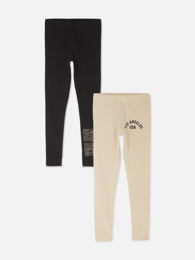 2-Pack Cotton Leggings