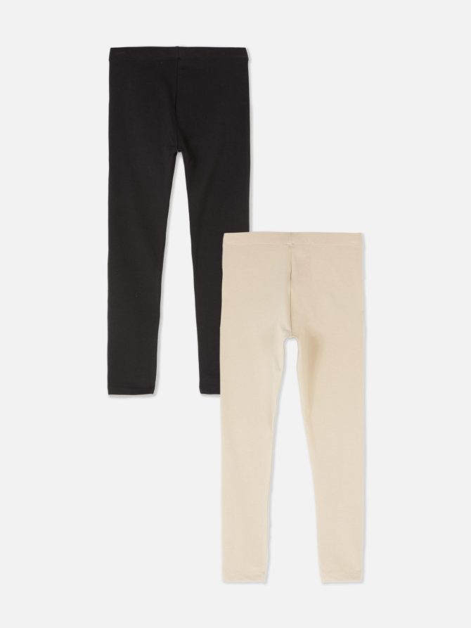 2-Pack Cotton Leggings - Image 2
