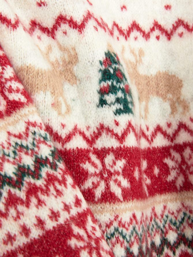 Fair Isle Baby Christmas Sweater - Image 5