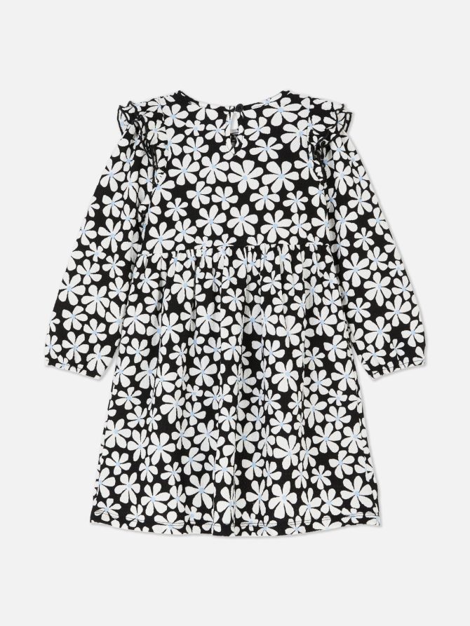 Shirred Floral Dress - Image 2