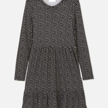 Tiered Polka Dot Dress