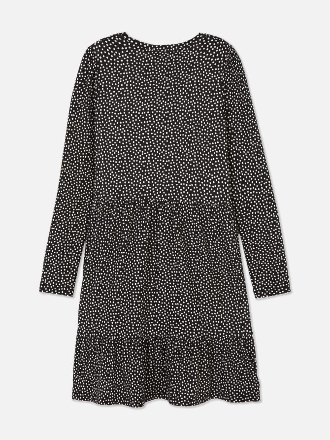 Tiered Polka Dot Dress - Image 2