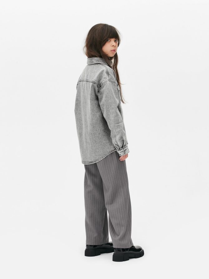 Long Sleeve Denim Shirt - Image 2