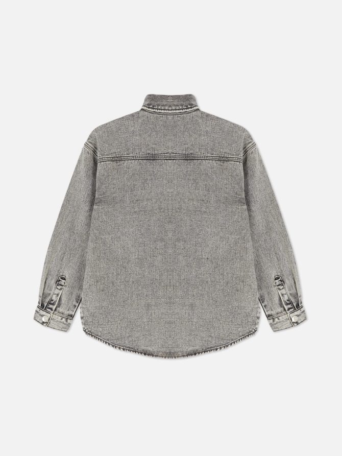 Long Sleeve Denim Shirt - Image 3