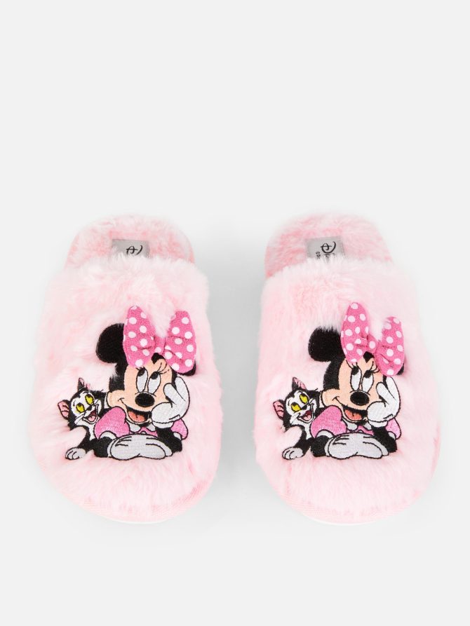 Disney’s Minnie Mouse Faux Fur Slippers - Image 2