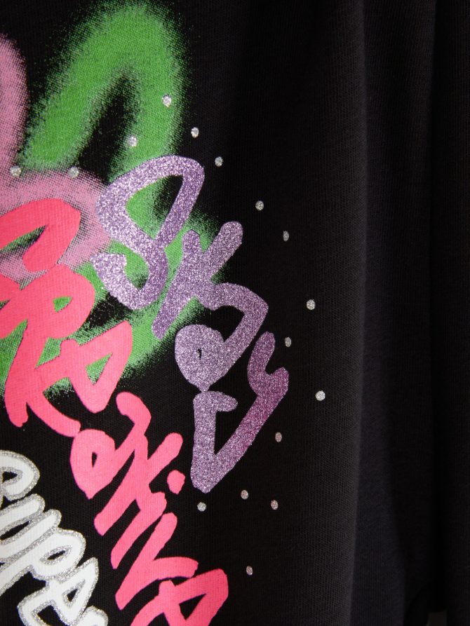 Graffiti Butterfly Cuffed Joggers - Image 3