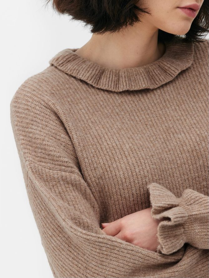 Ruffle Neck Sweater - Image 3