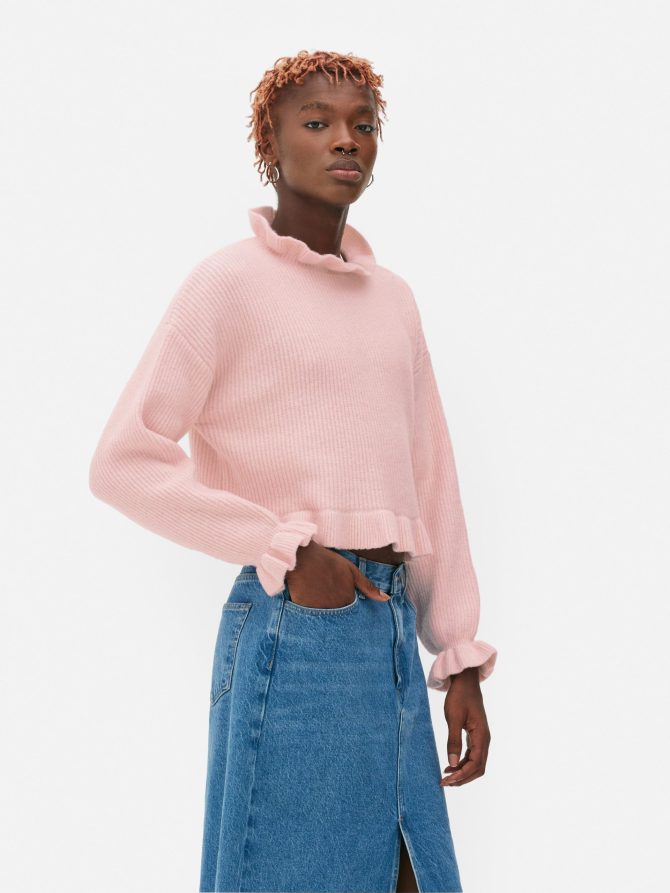 Ruffle Neck Sweater - Image 2