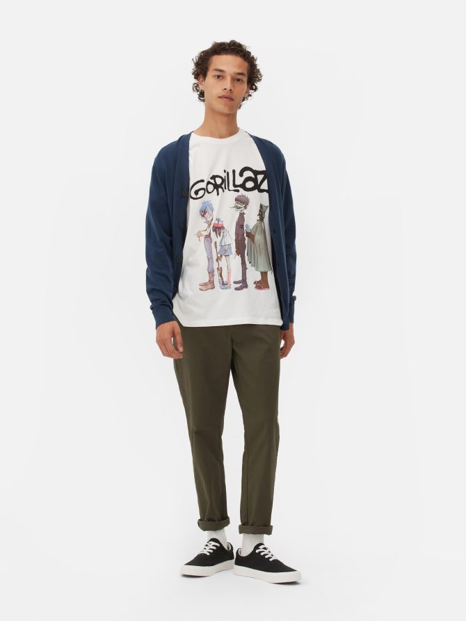 Gorillaz Graphic Print T-Shirt