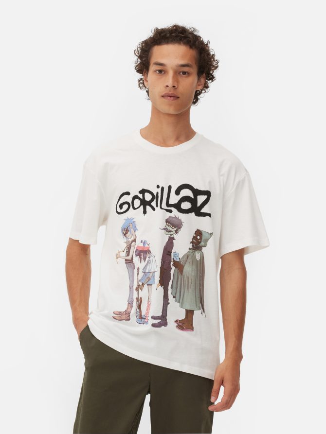 Gorillaz Graphic Print T-Shirt - Image 2