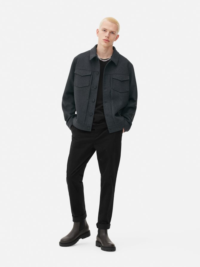 Buttoned Short Jacket