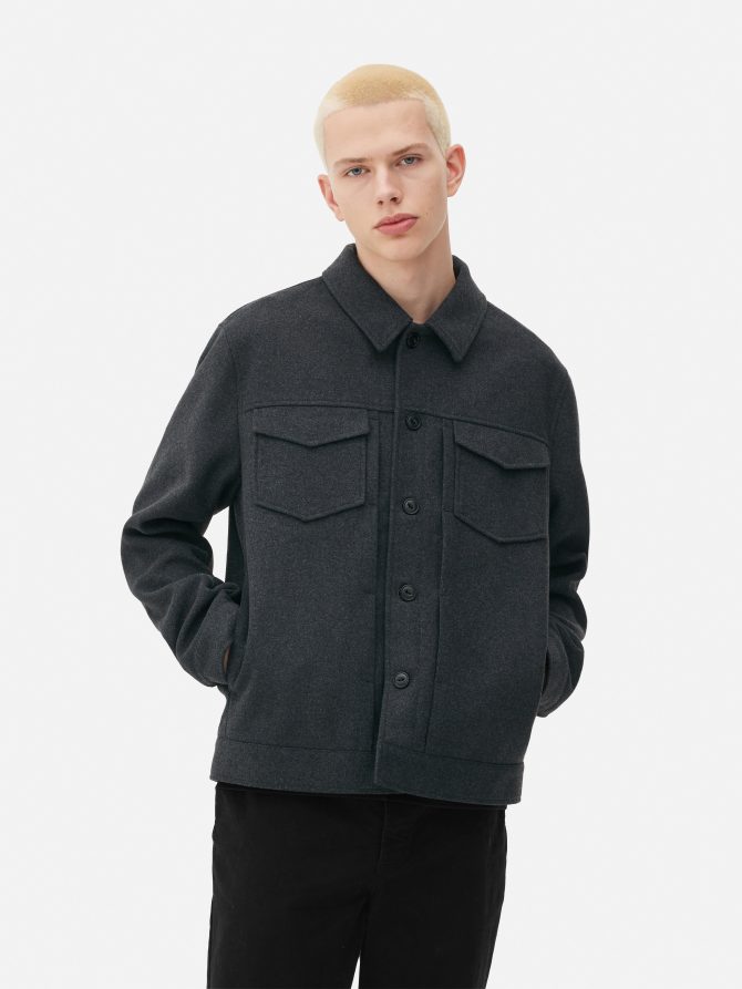 Buttoned Short Jacket - Image 2