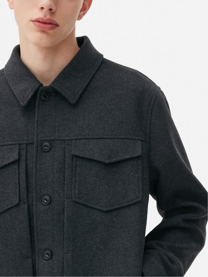 Buttoned Short Jacket - Image 3