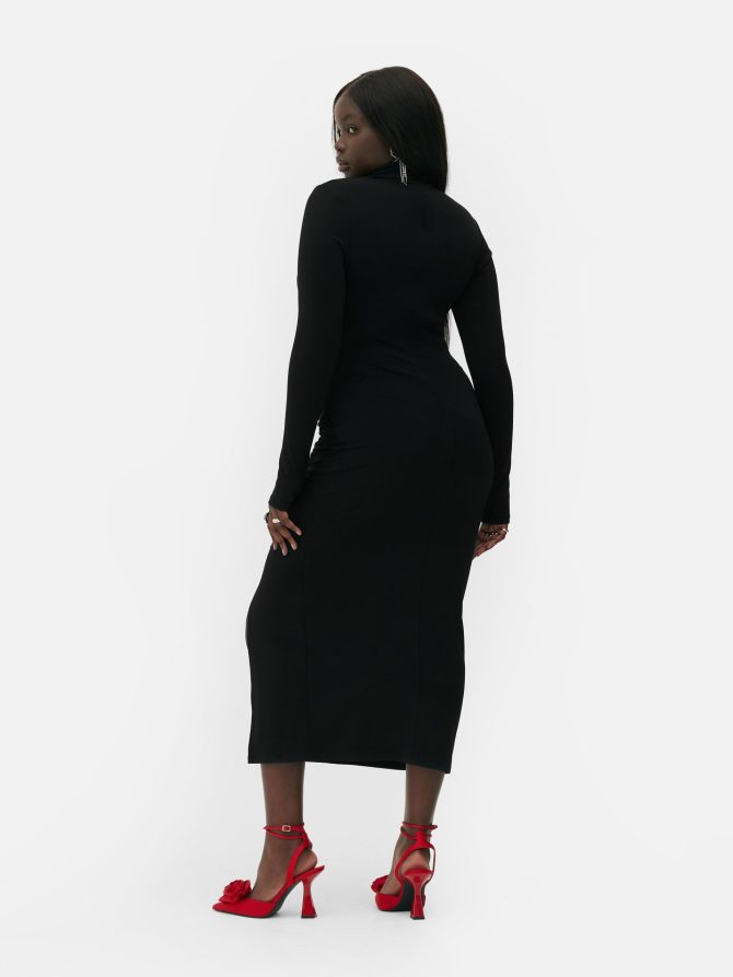 Rita Ora Slinky Midi Dress - Image 4