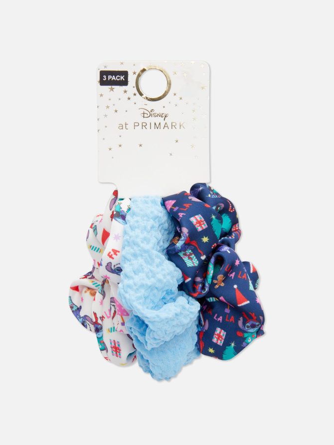 3-Pack Disney’s Lilo and Stitch Christmas Scrunchies - Image 3
