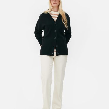 V-Neck Slouchy Boyfriend Cardigan