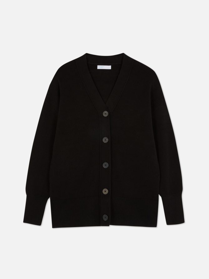V-Neck Slouchy Boyfriend Cardigan - Image 5