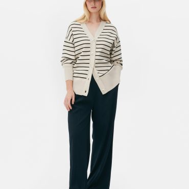 V-Neck Slouchy Boyfriend Cardigan