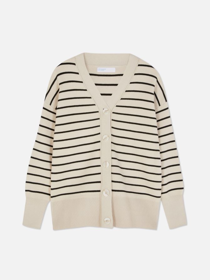 V-Neck Slouchy Boyfriend Cardigan - Image 5