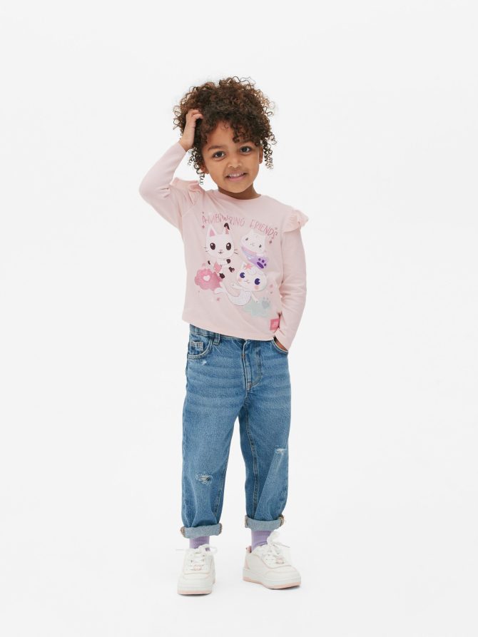 Gabby’s Dollhouse Printed Long Sleeve T-Shirt