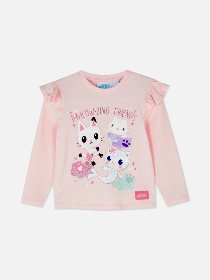 Gabby’s Dollhouse Printed Long Sleeve T-Shirt - Image 3