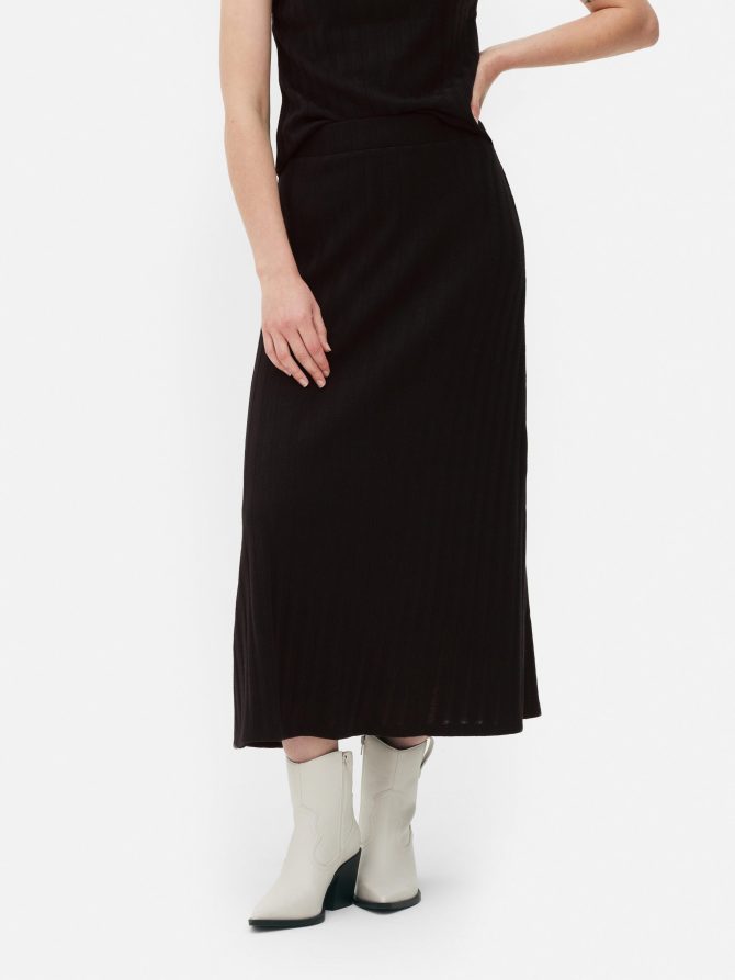 Ribbed Midi Skirt - Image 2