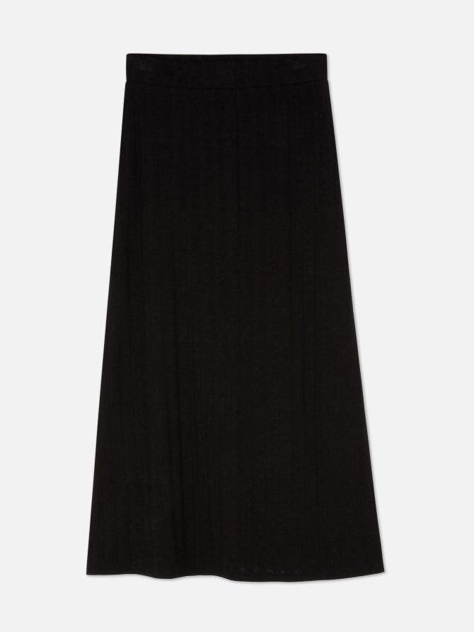 Ribbed Midi Skirt - Image 5