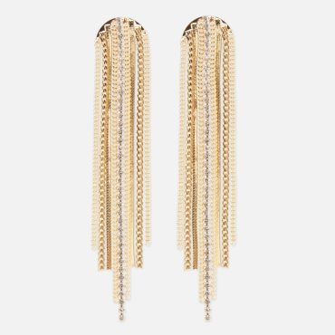 Rita Ora Chain Drop Earrings