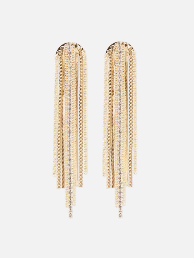 Rita Ora Chain Drop Earrings