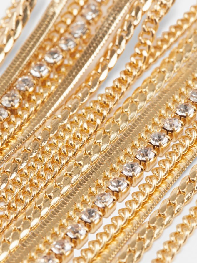 Rita Ora Chain Drop Earrings - Image 2