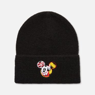 Disney’s Mickey Mouse Badge Detail Beanie