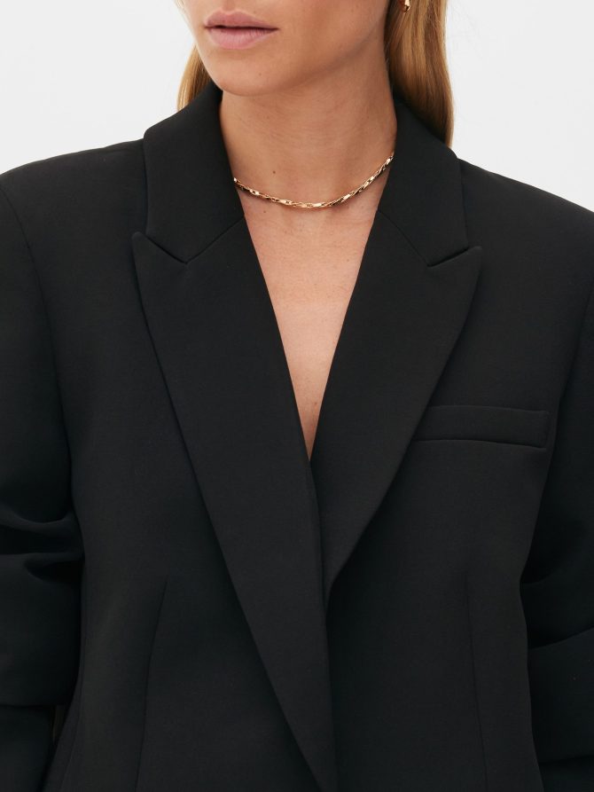 The Edit Single Button Blazer - Image 3