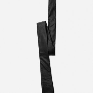 Rita Ora Slim Faux Leather Neck Tie