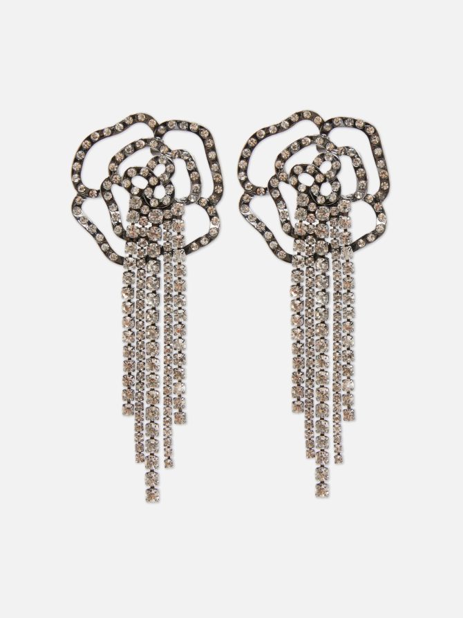 Rita Ora Rose Waterfall Drop Earrings