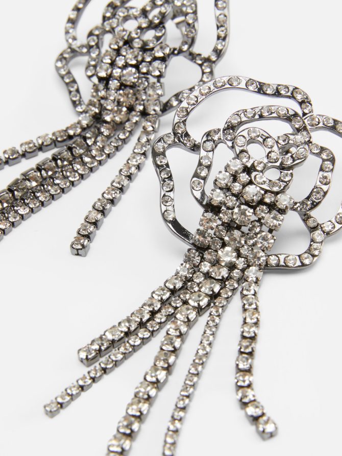 Rita Ora Rose Waterfall Drop Earrings - Image 2