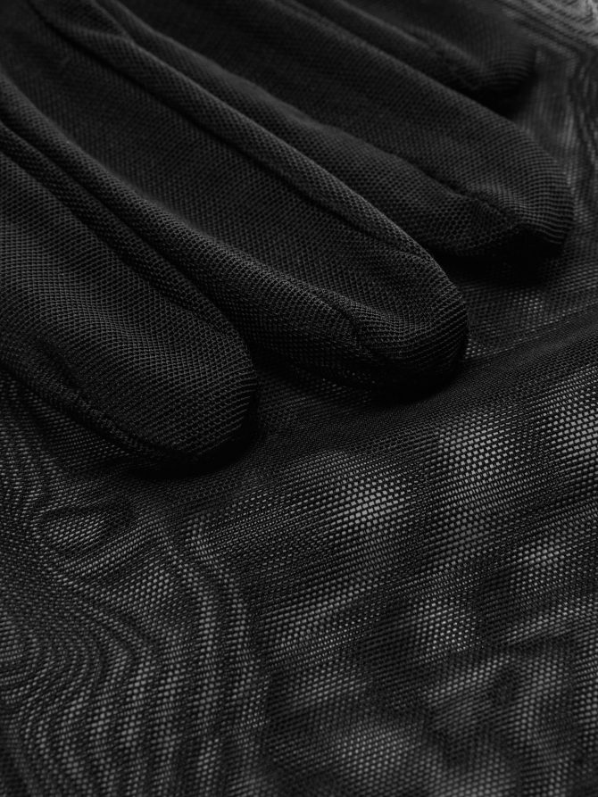 Rita Ora Mesh Detail Elbow Gloves - Image 2
