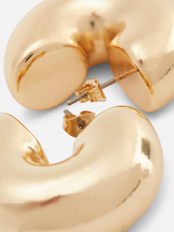 Chunky Hoop Earrings - Image 2