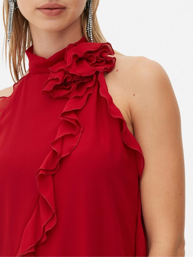 Rita Ora Ruffle Mini Dress - Image 3