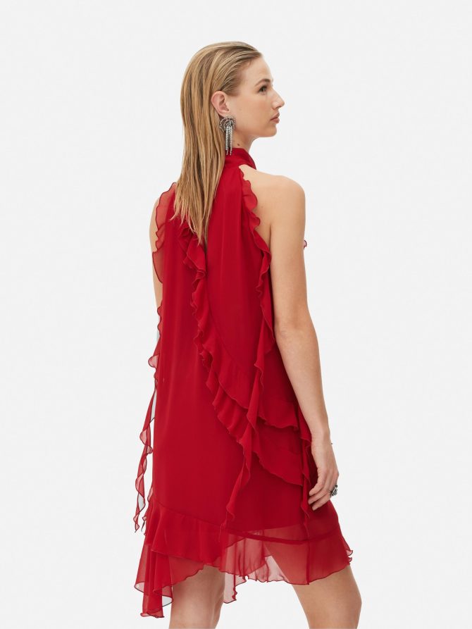 Rita Ora Ruffle Mini Dress - Image 4