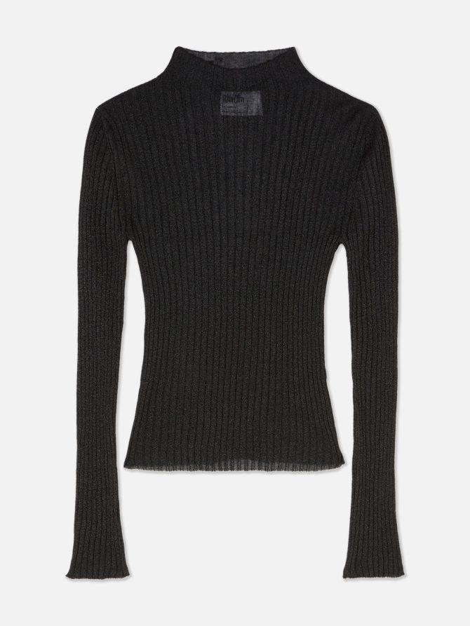 Rita Ora Sparkle High Neck Mesh Top - Image 5