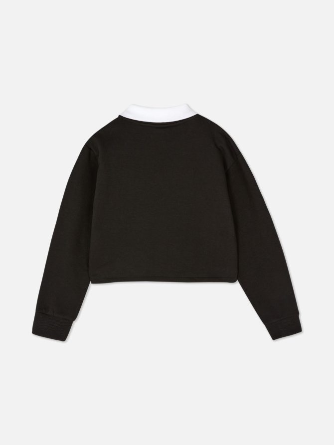 Wednesday Nevermore Academy Cropped Crew Neck - Image 4