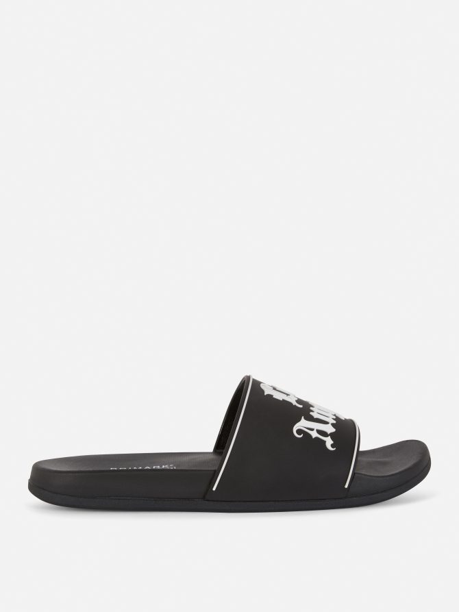 Los Angeles Embossed Pool Slides