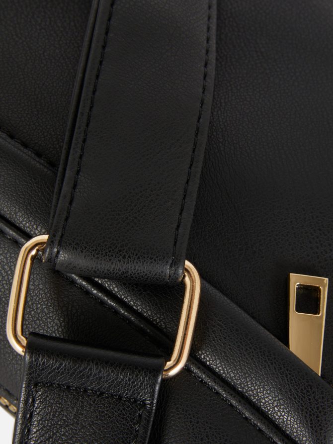 Faux Leather Mini Sling Bag - Image 3