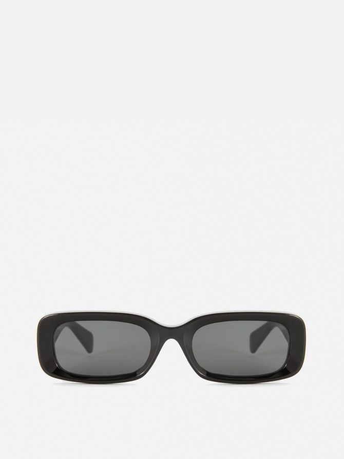 Rectangle Frame Tinted Sunglasses