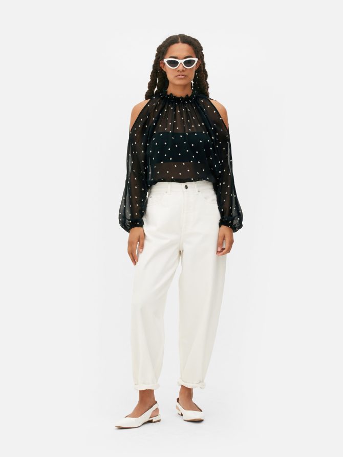 Cold Shoulder Blouse